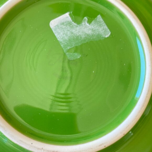 Fiestaware Shamrock Green pedestal serving bowl set of 2 Discontinued vegetables - Picture 10 of 10